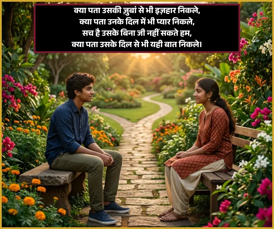 First Time Love Propose Shayari in Hindi First Time Love Propose Shayari in Hindi