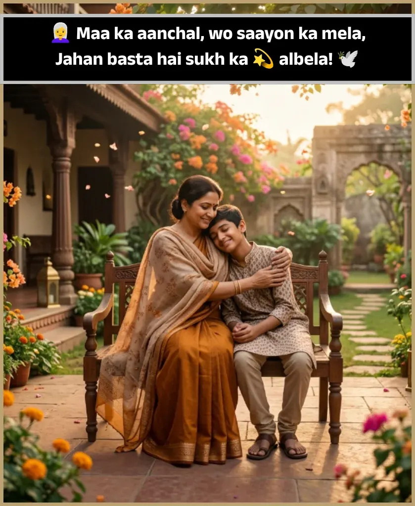 Maa Ke Liye Shayari English