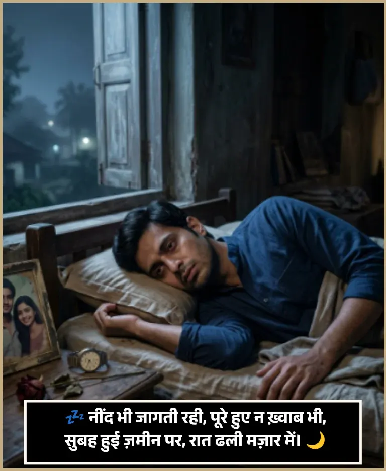 Neend Shayari