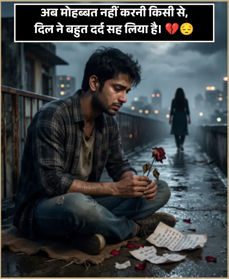 No Love Shayari