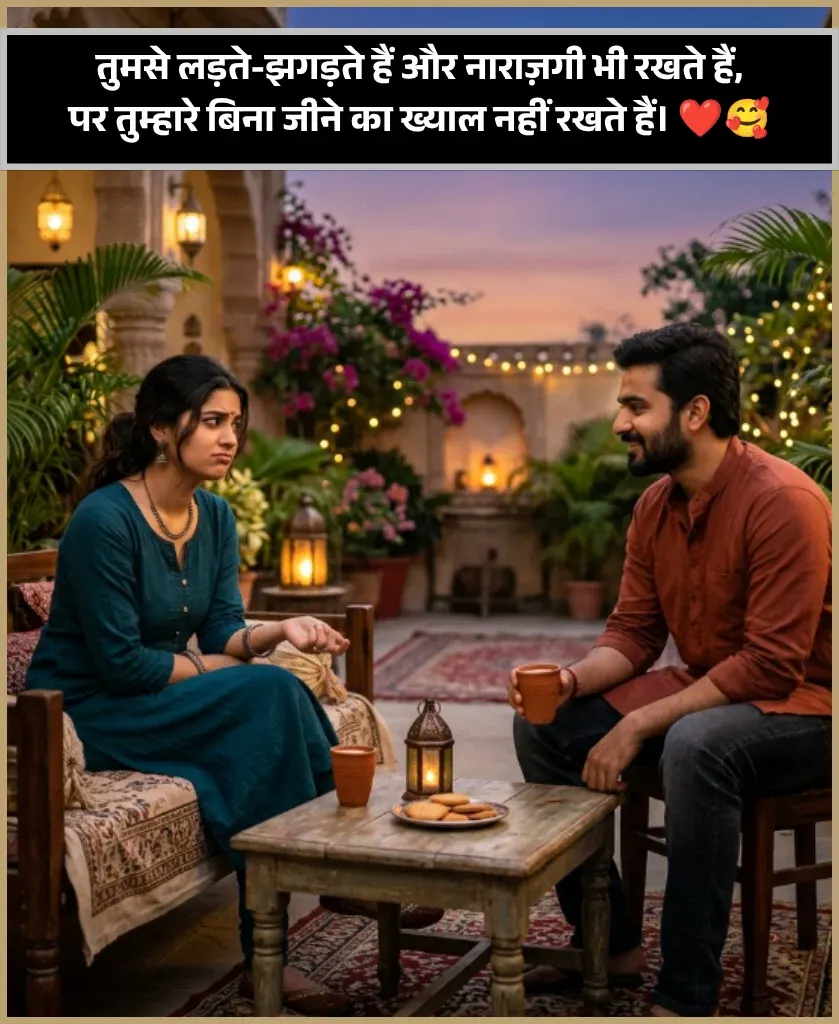 Pati Patni Heart Touch True Love Husband Wife Shayari