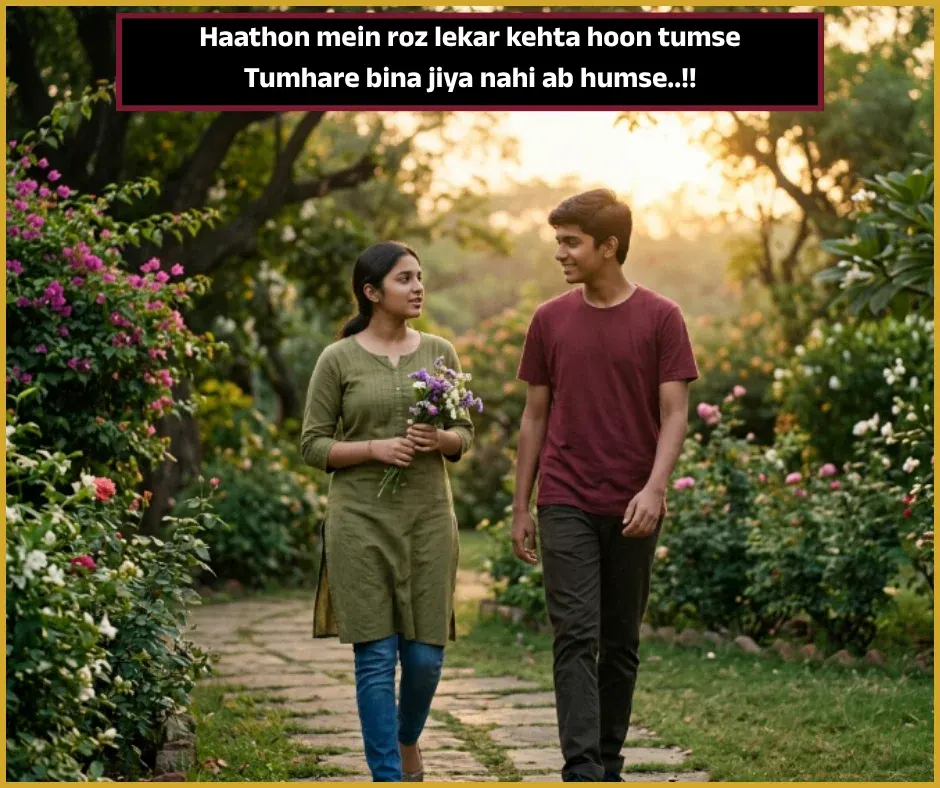 Propose Shayari in English Propose Shayari in English
