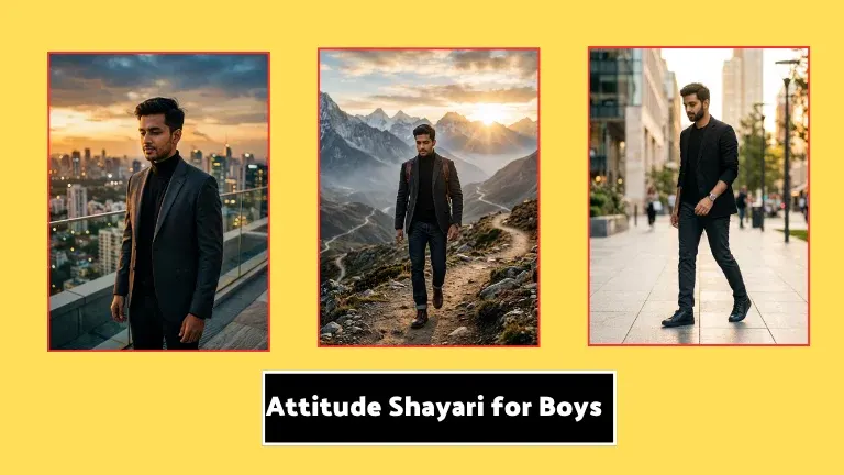 Attitude Shayari for Boys