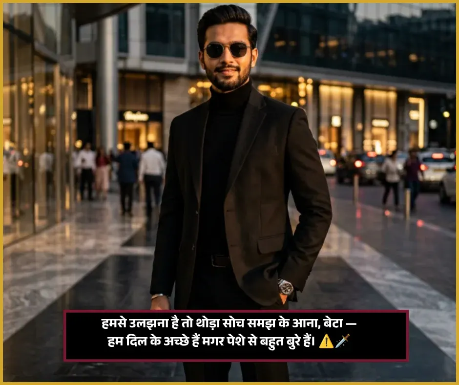 Badmashi Shayari in Hindi Attitude