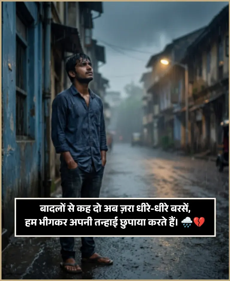 Barish Shayari Sad