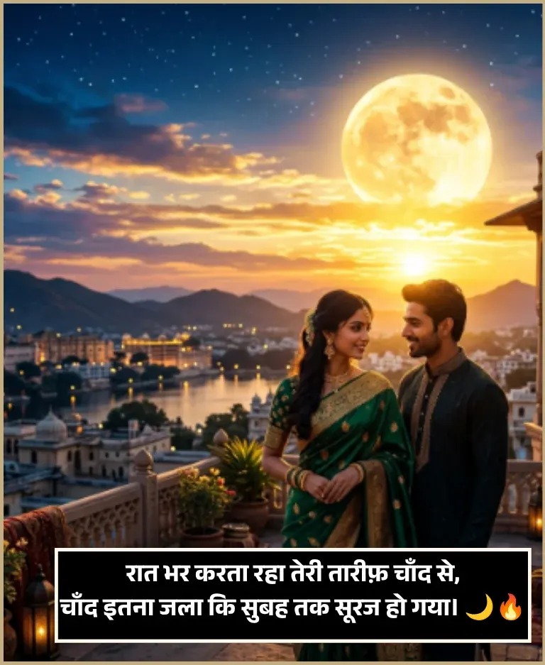 Chand Shayari 2 Line