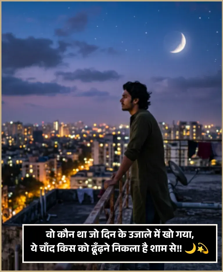 Chand Shayari Gulzar