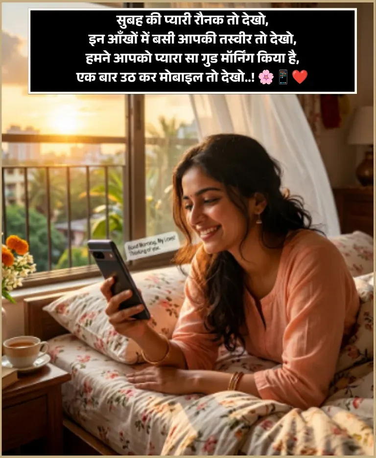 Good Morning Shayari for Gf