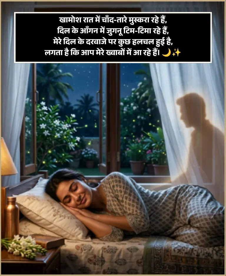 Good Night Shayari in Hindi Good Night Shayari in Hindi