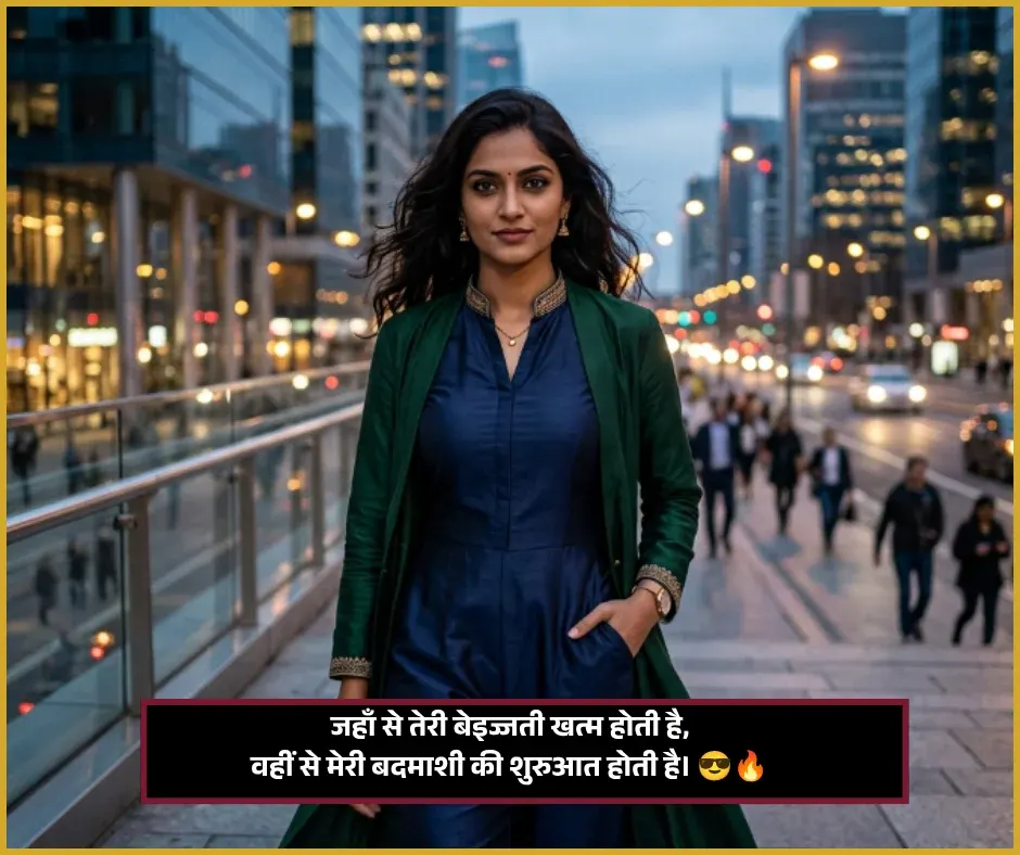 Killer Attitude Shayari for Girls