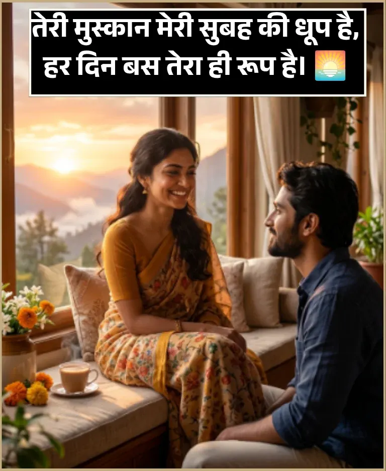 Kiss Good Morning Shayari Love