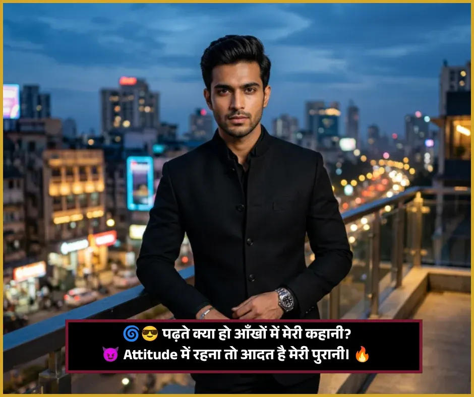 Roman Attitude Shayari for Boys Roman Attitude Shayari for Boys