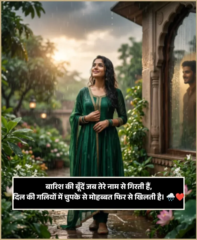 Romantic Barish Shayari