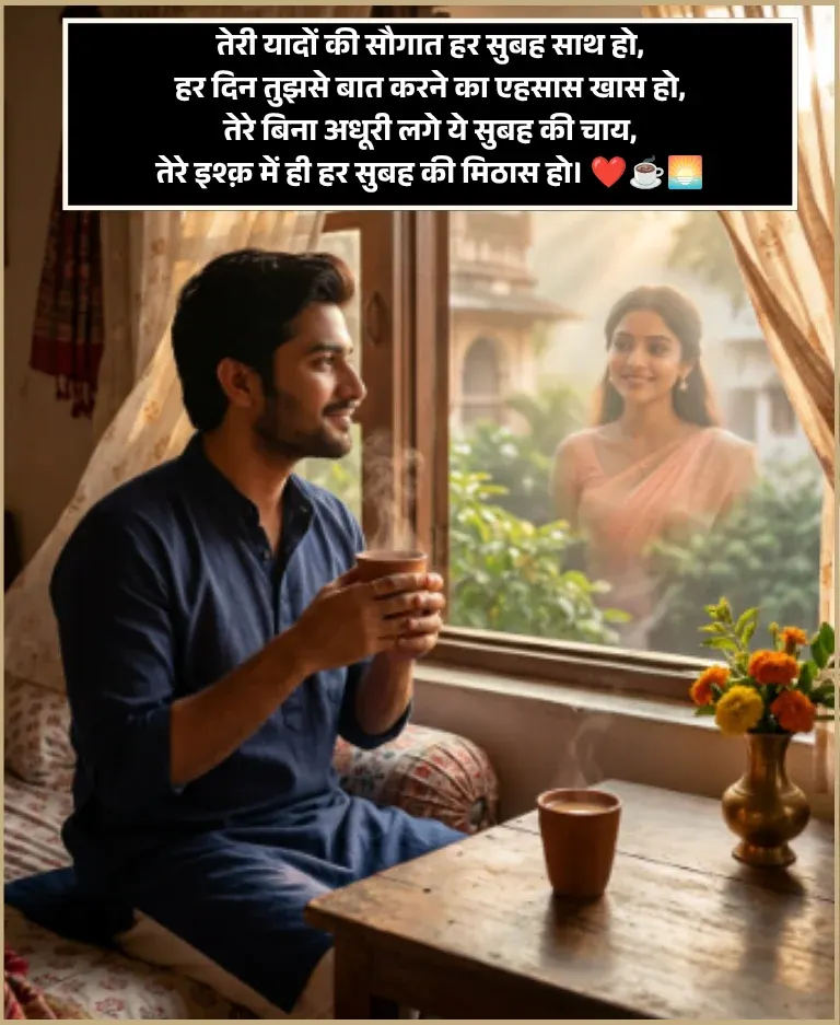 Romantic Good Morning Shayari