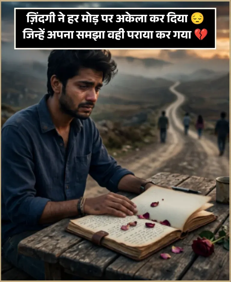 Sad Shayari on Life in Hindi Sad Shayari on Life in Hindi