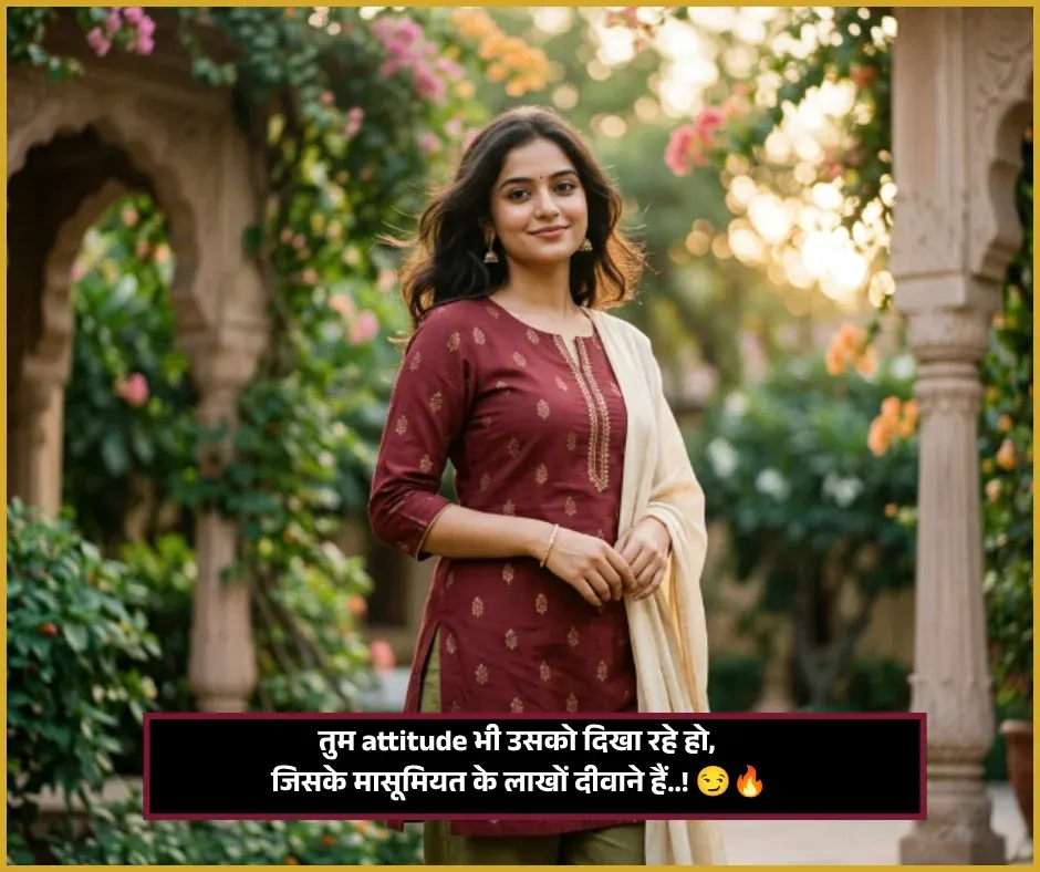 Swag Attitude Shayari for Girls